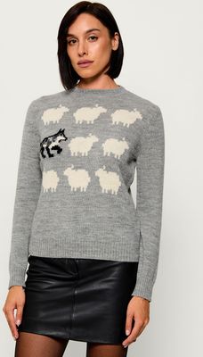 Weekend MaxMara - Sweter damski casual ze sklepu: Gomez Fashion Store w kategorii: Swetry damskie - zdjęcie 874714-BD9-10338_MW265W000100004