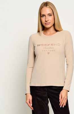 Weekend MaxMara - Bluzka damska casualowa wiosenna ze sklepu: Gomez Fashion Store w kategorii: Bluzki damskie - zdjęcie 874714-BD9-10338_MW265W000124008