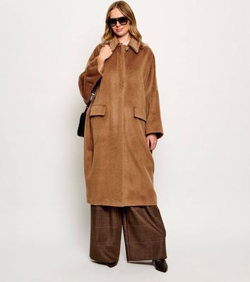 brązowy Płaszcz damski casual Marella ze sklepu: Gomez Fashion Store w kategorii: Płaszcze damskie