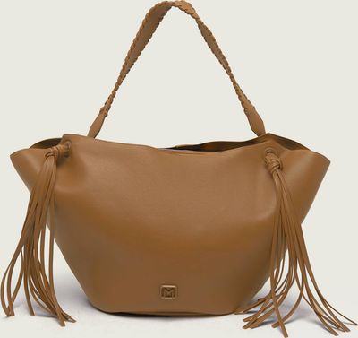 brązowy Shopper bag na ramię Marella ze sklepu: Gomez Fashion Store w kategorii: Torby Shopper bag