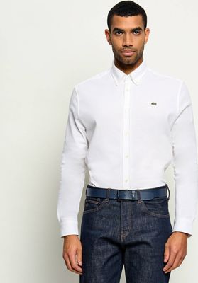 Koszula męska z kołnierzykiem button down Lacoste ze sklepu: Gomez Fashion Store w kategorii: Koszule męskie - zdjęcie 874714-BD9-10338_LA265M000070001