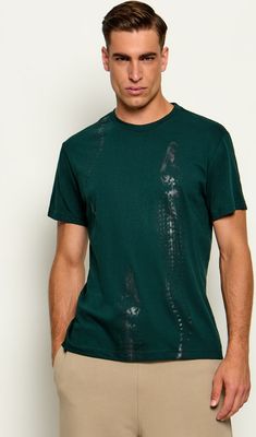 T-shirt męski na wiosnę Lacoste ze sklepu: Gomez Fashion Store w kategorii: T-shirty męskie - zdjęcie 874714-BD9-10338_LA265M000124919