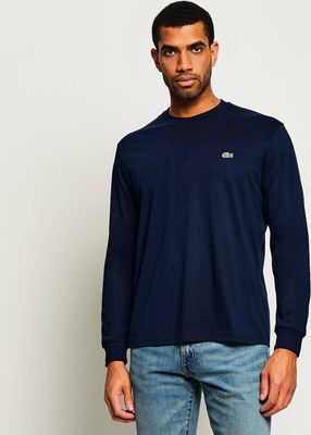 T-shirt męski casualowy jesienny Lacoste ze sklepu: Gomez Fashion Store w kategorii: T-shirty męskie - zdjęcie 874714-BD9-10338_LA265M000126166