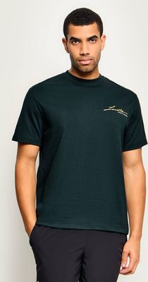 czarny T-shirt męski z krótkimi rękawami Lacoste ze sklepu: Gomez Fashion Store w kategorii: T-shirty męskie