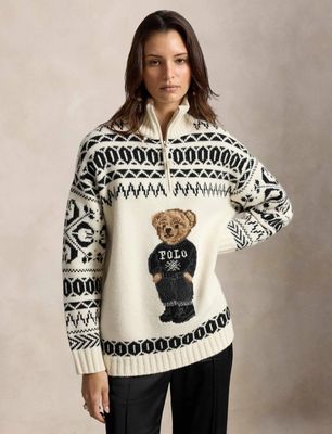 Sweter damski na zimę Polo Ralph Lauren ze sklepu: Gomez Fashion Store w kategorii: Swetry damskie