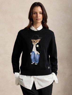 Sweter damski casualowy Polo Ralph Lauren ze sklepu: Gomez Fashion Store w kategorii: Swetry damskie - zdjęcie 874714-BD9-10338_PR265W000023B74