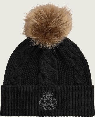 Czapka zimowa damska LAUREN RALPH LAUREN ze sklepu: Gomez Fashion Store w kategorii: Czapki zimowe damskie - zdjęcie 874714-BD9-10338_RL265W000106E39