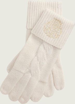 LAUREN RALPH LAUREN - Rękawiczki ze sklepu: Gomez Fashion Store w kategorii: Rękawiczki damskie - zdjęcie 874714-BD9-10338_RL265W000107AP2