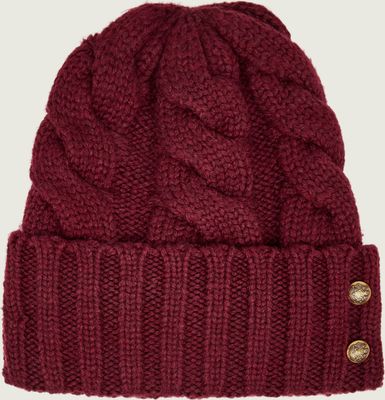 Czapka zimowa damska LAUREN RALPH LAUREN ze sklepu: Gomez Fashion Store w kategorii: Czapki zimowe damskie - zdjęcie 874714-BD9-10338_RL265W00011454S
