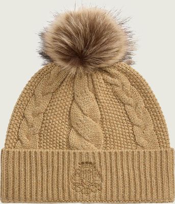 LAUREN RALPH LAUREN - Czapka zimowa damska ze sklepu: Gomez Fashion Store w kategorii: Czapki zimowe damskie - zdjęcie 874714-BD9-10338_RL265W000115ZYT