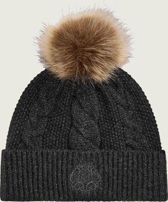 Czapka zimowa damska LAUREN RALPH LAUREN ze sklepu: Gomez Fashion Store w kategorii: Czapki zimowe damskie - zdjęcie 874714-BD9-10338_RL265W000115S35