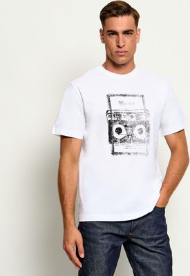 T-shirt męski na wiosnę młodzieżowy A.P.C. ze sklepu: Gomez Fashion Store w kategorii: T-shirty męskie - zdjęcie 874714-BD9-10338_A3265M000002009