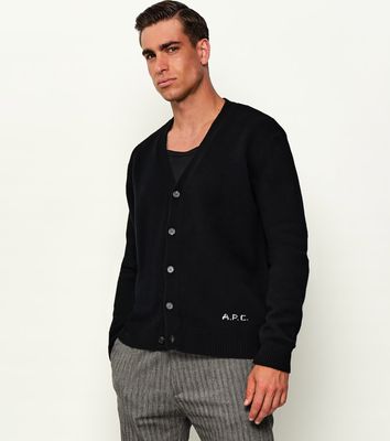 Sweter męski na zimę A.P.C. ze sklepu: Gomez Fashion Store w kategorii: Swetry męskie - zdjęcie 874714-BD9-10338_A3265M000004002