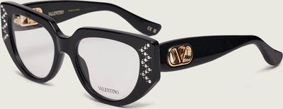 Okulary korekcyjne damskie Valentino ze sklepu: Gomez Fashion Store w kategorii: Okulary korekcyjne damskie - zdjęcie 874714-BD9-10338_VO262W000059930