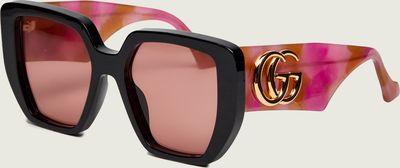 Okulary przeciwsłoneczne damskie Gucci ze sklepu: Gomez Fashion Store w kategorii: Okulary przeciwsłoneczne damskie - zdjęcie 874714-BD9-10338_GC262W000025010