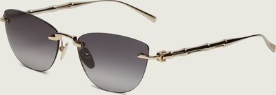 Okulary przeciwsłoneczne damskie Gucci ze sklepu: Gomez Fashion Store w kategorii: Okulary przeciwsłoneczne damskie - zdjęcie 874714-BD9-10338_GC262W000031001