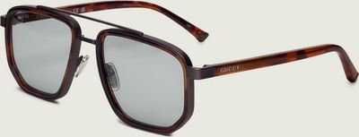 Okulary przeciwsłoneczne Gucci ze sklepu: Gomez Fashion Store w kategorii: Okulary przeciwsłoneczne męskie - zdjęcie 874714-BD9-10338_GC262M000005002