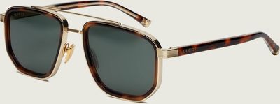 Okulary przeciwsłoneczne Gucci ze sklepu: Gomez Fashion Store w kategorii: Okulary przeciwsłoneczne męskie - zdjęcie 874714-BD9-10338_GC262M000005003