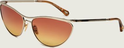 Okulary przeciwsłoneczne damskie Chloe ze sklepu: Gomez Fashion Store w kategorii: Okulary przeciwsłoneczne damskie - zdjęcie 874714-BD9-10338_CH262W000017004