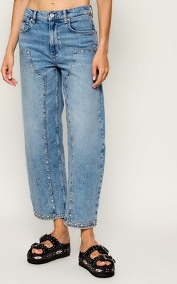 Jeansy damskie w miejskim stylu casual AllSaints ze sklepu: Gomez Fashion Store w kategorii: Jeansy damskie - zdjęcie 874714-BD9-10338_AA265W000029060
