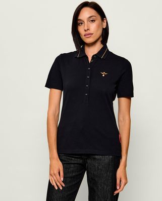 Bluzka damska wiosenna Aeronautica Militare ze sklepu: Gomez Fashion Store w kategorii: Bluzki damskie - zdjęcie 874714-BD9-10338_AM264W000006004