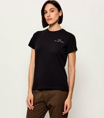 Bluzka damska na wiosnę Aeronautica Militare ze sklepu: Gomez Fashion Store w kategorii: Bluzki damskie - zdjęcie 874714-BD9-10338_AM264W000008004