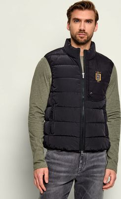 Kamizelka męska jesienna Aeronautica Militare ze sklepu: Gomez Fashion Store w kategorii: Kamizelki męskie - zdjęcie 874714-BD9-10338_AM264M000001004
