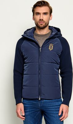 Kurtka męska jesienna Aeronautica Militare ze sklepu: Gomez Fashion Store w kategorii: Kurtki męskie - zdjęcie 874714-BD9-10338_AM264M000003001