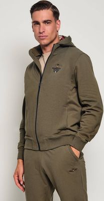 Bluza męska na zimę Aeronautica Militare ze sklepu: Gomez Fashion Store w kategorii: Bluzy męskie - zdjęcie 874714-BD9-10338_AM264M000007433