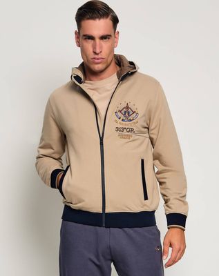 Bluza męska młodzieżowa jesienna Aeronautica Militare ze sklepu: Gomez Fashion Store w kategorii: Bluzy męskie - zdjęcie 874714-BD9-10338_AM264M000009476