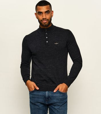 Sweter męski na zimę Aeronautica Militare ze sklepu: Gomez Fashion Store w kategorii: Swetry męskie - zdjęcie 874714-BD9-10338_AM264M000011485