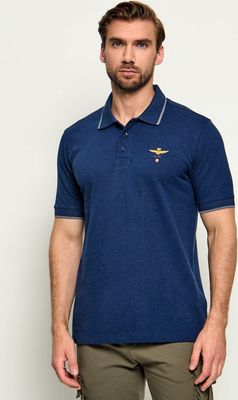 T-shirt męski na wiosnę Aeronautica Militare ze sklepu: Gomez Fashion Store w kategorii: T-shirty męskie - zdjęcie 874714-BD9-10338_AM264M000016488