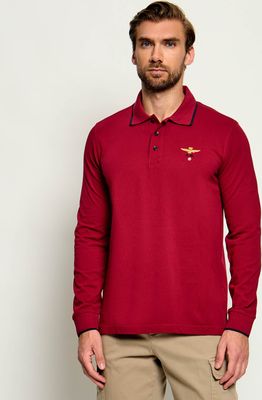 T-shirt męski casual na jesień Aeronautica Militare ze sklepu: Gomez Fashion Store w kategorii: T-shirty męskie - zdjęcie 874714-BD9-10338_AM264M000017491
