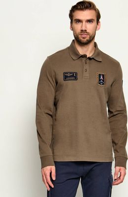 T-shirt męski casualowy Aeronautica Militare ze sklepu: Gomez Fashion Store w kategorii: T-shirty męskie - zdjęcie 874714-BD9-10338_AM264M000018481