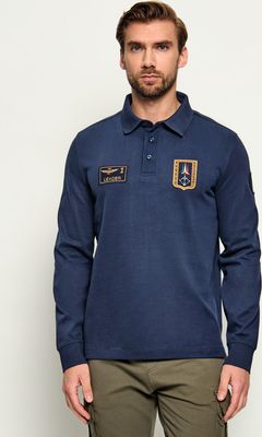 T-shirt męski na jesień Aeronautica Militare ze sklepu: Gomez Fashion Store w kategorii: T-shirty męskie - zdjęcie 874714-BD9-10338_AM264M000018001