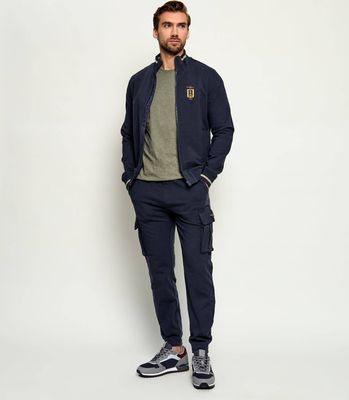 Aeronautica Militare - Dres męski w sportowym stylu ze sklepu: Gomez Fashion Store w kategorii: Dresy męskie - zdjęcie 874714-BD9-10338_AM264M000020001