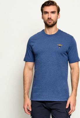 T-shirt męski casual Aeronautica Militare ze sklepu: Gomez Fashion Store w kategorii: T-shirty męskie - zdjęcie 874714-BD9-10338_AM264M000021489