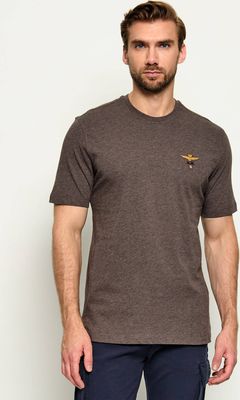 Aeronautica Militare - T-shirt męski na wiosnę ze sklepu: Gomez Fashion Store w kategorii: T-shirty męskie - zdjęcie 874714-BD9-10338_AM264M000021487