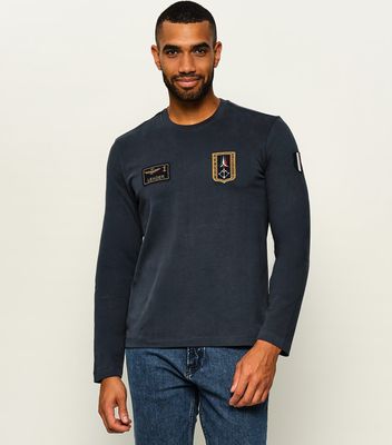 T-shirt męski młodzieżowy Aeronautica Militare ze sklepu: Gomez Fashion Store w kategorii: T-shirty męskie - zdjęcie 874714-BD9-10338_AM264M000024482