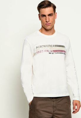 T-shirt męski młodzieżowy Aeronautica Militare ze sklepu: Gomez Fashion Store w kategorii: T-shirty męskie - zdjęcie 874714-BD9-10338_AM264M000026002