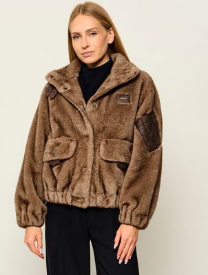 Futro damskie Aeronautica Militare ze sklepu: Gomez Fashion Store w kategorii: Futra damskie - zdjęcie 874714-BD9-10338_AM265W000006442
