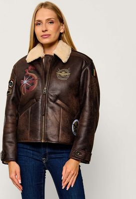 Kurtka damska Aeronautica Militare ze sklepu: Gomez Fashion Store w kategorii: Kurtki damskie - zdjęcie 874714-BD9-10338_AM265W000008442