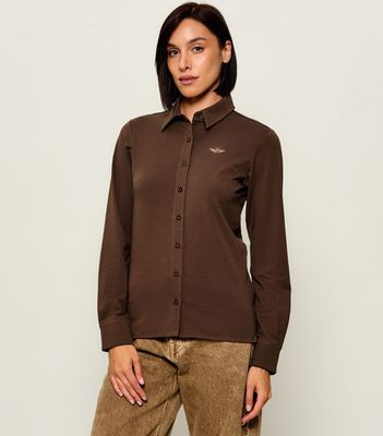 Aeronautica Militare - Koszula damska ze sklepu: Gomez Fashion Store w kategorii: Koszule damskie - zdjęcie 874714-BD9-10338_AM265W000011442