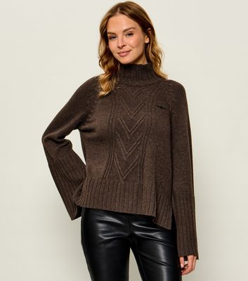 Sweter damski na zimę Aeronautica Militare ze sklepu: Gomez Fashion Store w kategorii: Swetry damskie - zdjęcie 874714-BD9-10338_AM265W000015442