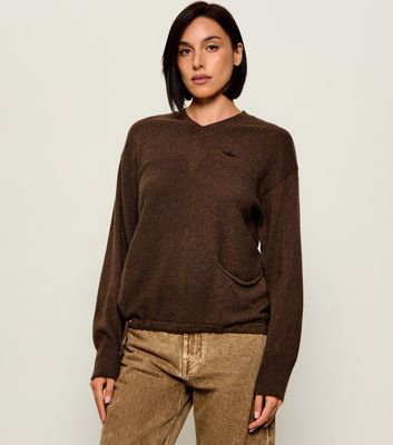 Aeronautica Militare - Sweter damski na zimę ze sklepu: Gomez Fashion Store w kategorii: Swetry damskie - zdjęcie 874714-BD9-10338_AM265W000016442