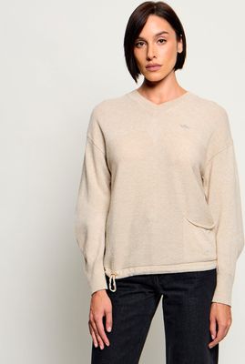 Sweter damski na zimę Aeronautica Militare ze sklepu: Gomez Fashion Store w kategorii: Swetry damskie - zdjęcie 874714-BD9-10338_AM265W000016496