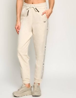 Spodnie damskie w sportowym stylu Aeronautica Militare ze sklepu: Gomez Fashion Store w kategorii: Spodnie damskie - zdjęcie 874714-BD9-10338_AM265W000019496