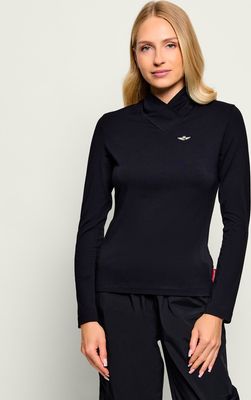 Bluzka damska jesienna Aeronautica Militare ze sklepu: Gomez Fashion Store w kategorii: Bluzki damskie - zdjęcie 874714-BD9-10338_AM265W000026004