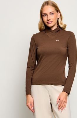 Aeronautica Militare - Bluzka damska na jesień ze sklepu: Gomez Fashion Store w kategorii: Bluzki damskie - zdjęcie 874714-BD9-10338_AM265W000026442