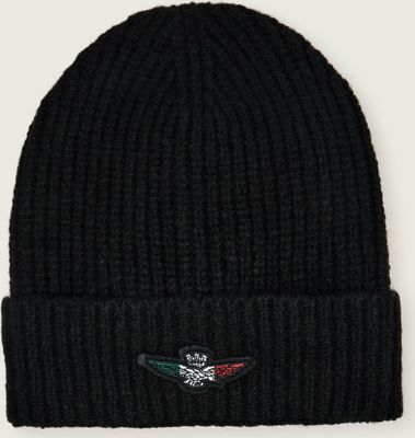 Aeronautica Militare - Czapka zimowa męska ze sklepu: Gomez Fashion Store w kategorii: Czapki zimowe męskie - zdjęcie 874714-BD9-10338_AM265M000003004